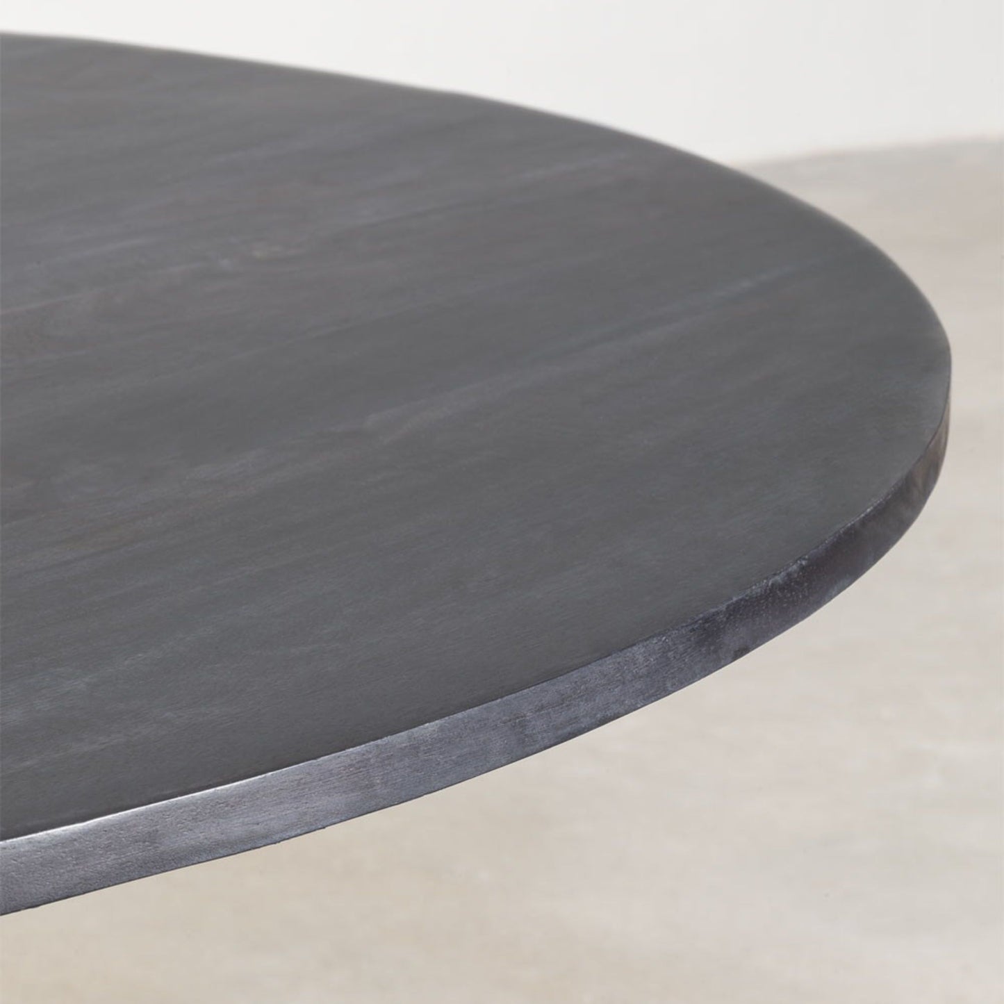 Elysian Round Dining Table Wooden | Black