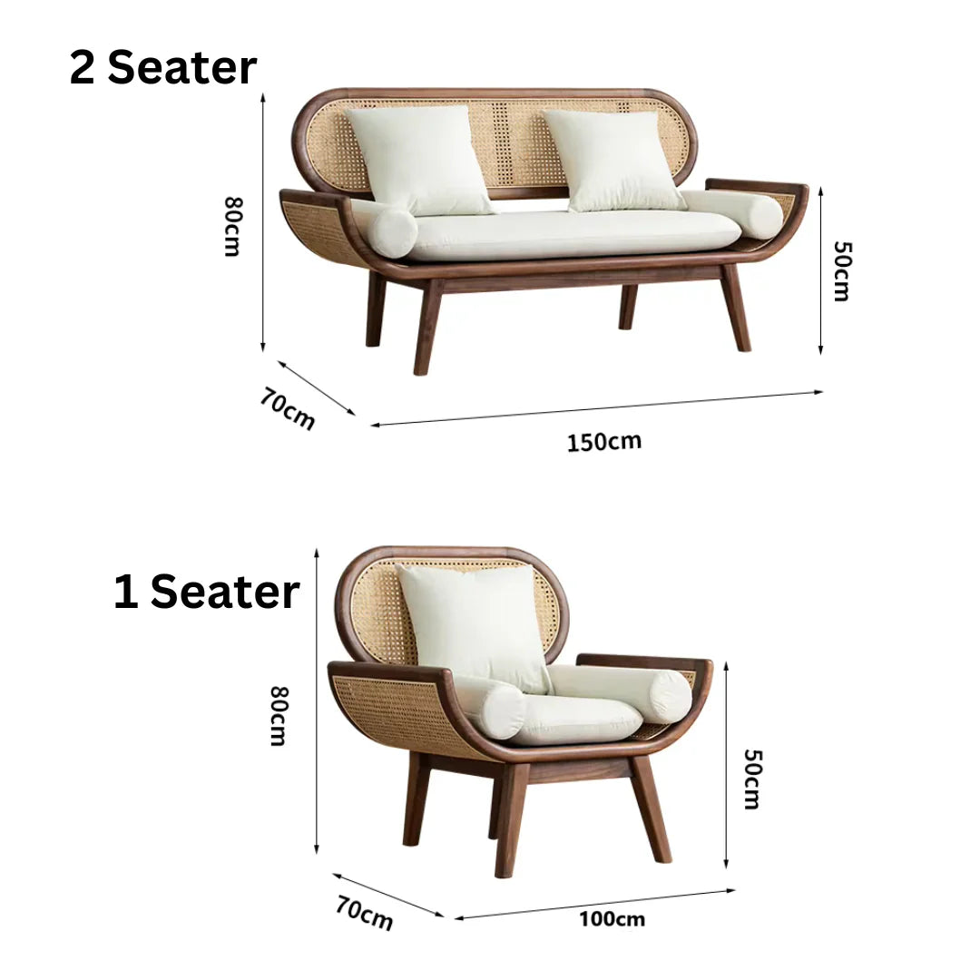 Astra Premium Wooden Sofa Set | Premium Teak Wood