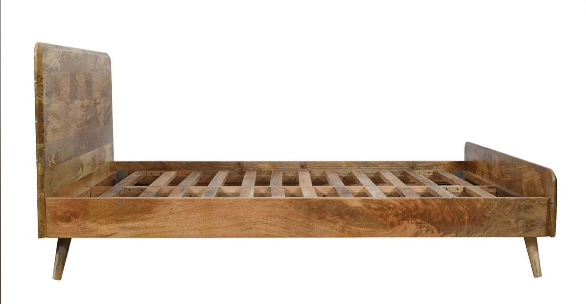 Hamburg Bed Solid Mango Wood Premium Minimalist Design
