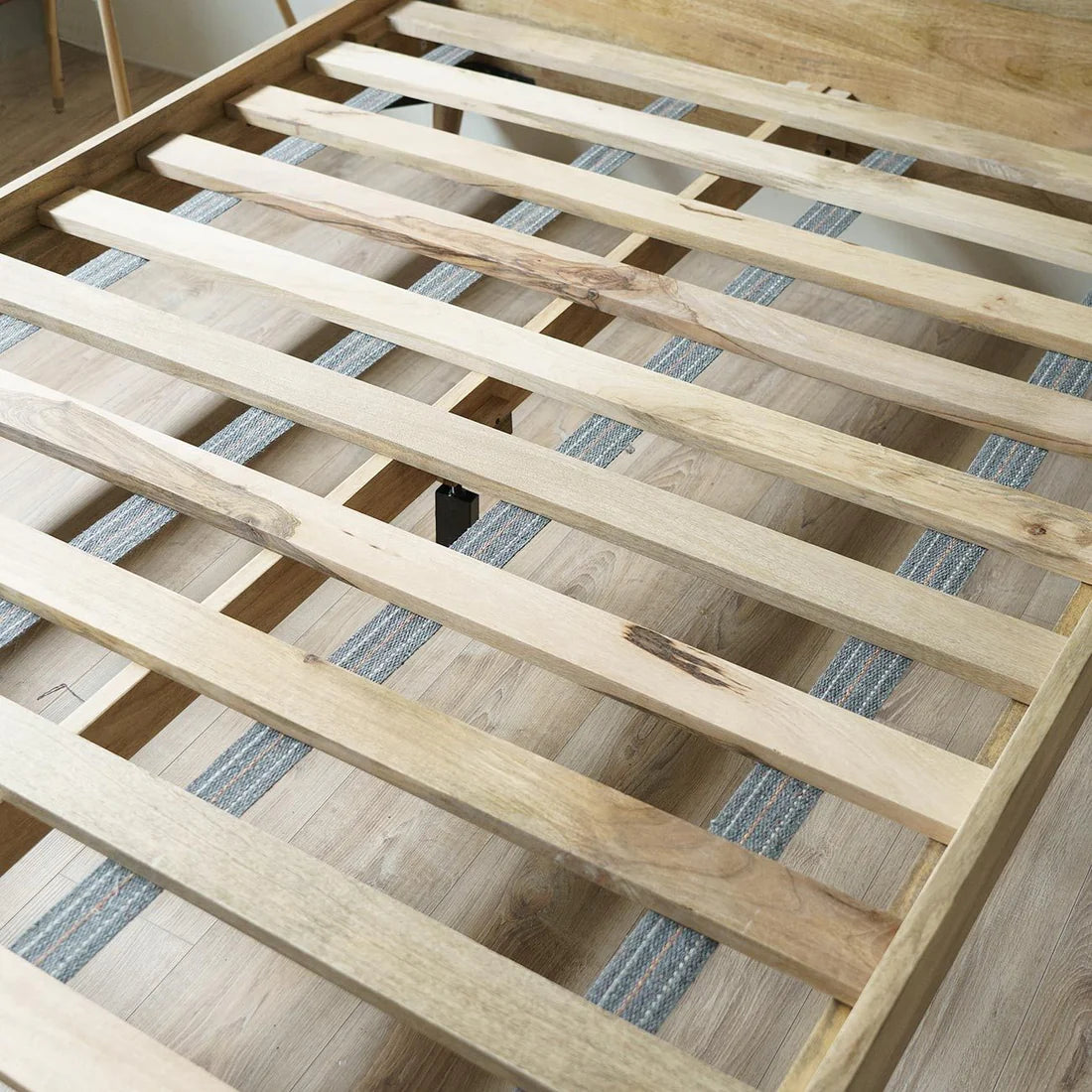 Hamburg Bed Solid Mango Wood Premium Minimalist Design