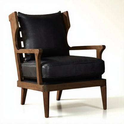Cavara Upholstered Armchair | Premium Teak Wood