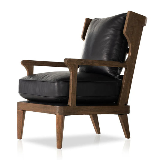 Cavara Upholstered Armchair | Premium Teak Wood
