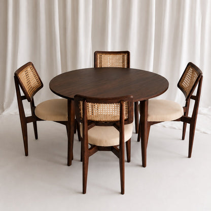 sheesham wood 4 seater Dining table with four chairs premium quality