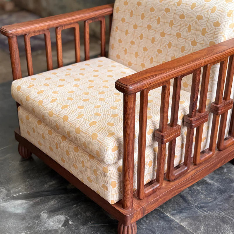 Manjush Arm Chair | Premium Sheesham Wood