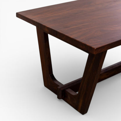 Berlin 6 Seater Dining Table | Teak Finish