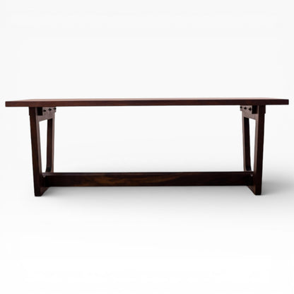 Berlin 6 Seater Dining Table | Teak Finish