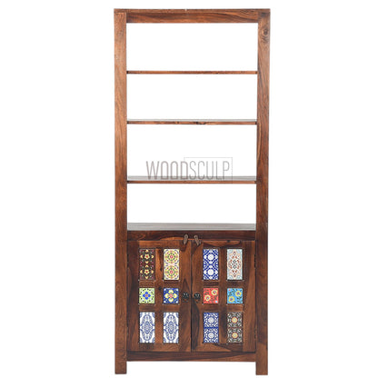 Rang Mahal Bookcase Showcase Cabnet | Sheesham Wood