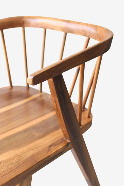 Reverie Accent Chair | Acacia Wood | Natural Finish
