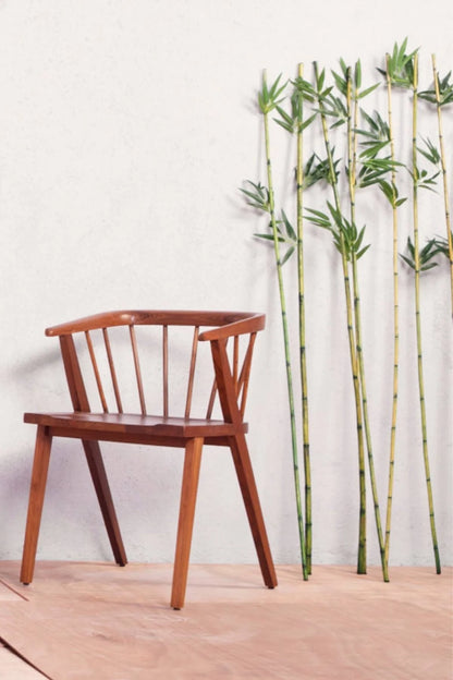 Reverie Accent Chair | Acacia Wood | Natural Finish