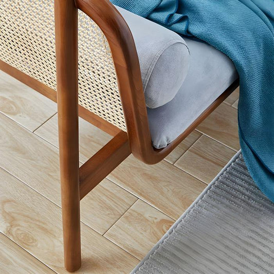 Rumi Premium Wood And Cane Sofa Set