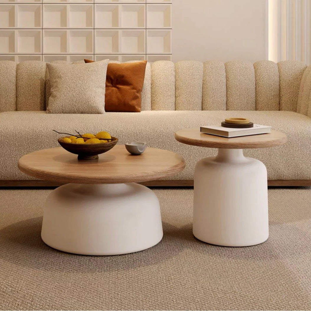 Set Of 2 The Terra Center Coffee Tables | Mango Wood