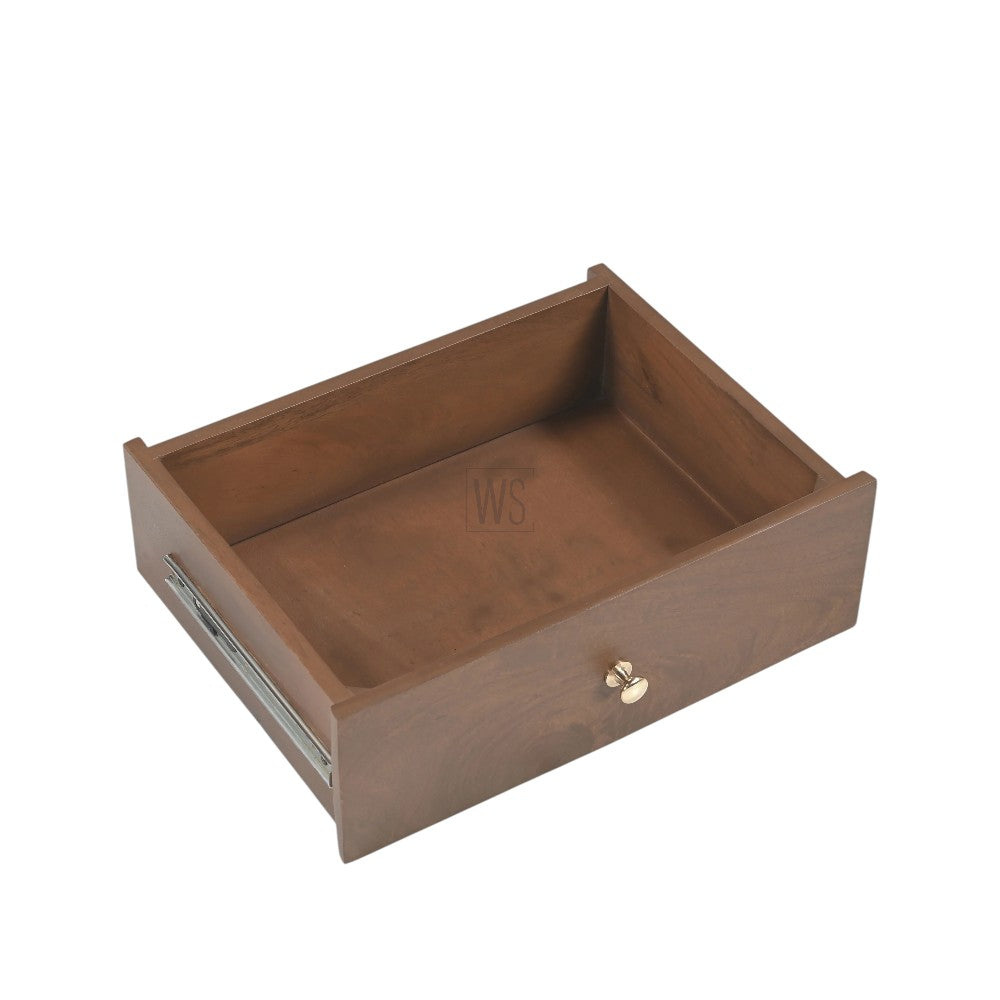 Chitra Nightstand Bed Side Table | Teak Wood