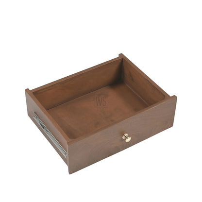 Chitra Nightstand Bed Side Table | Teak Wood
