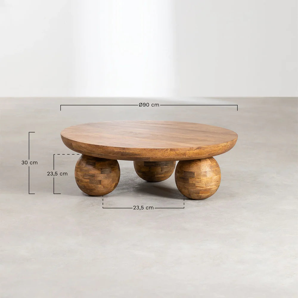Locus Centre Coffee Table Bed | Mango Wood