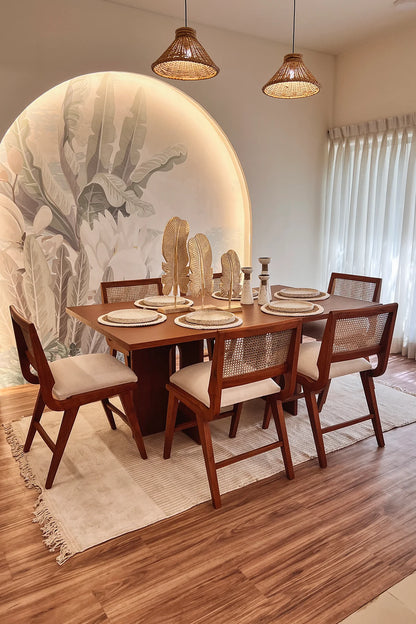 The Mage Dining Set | Teak Wood