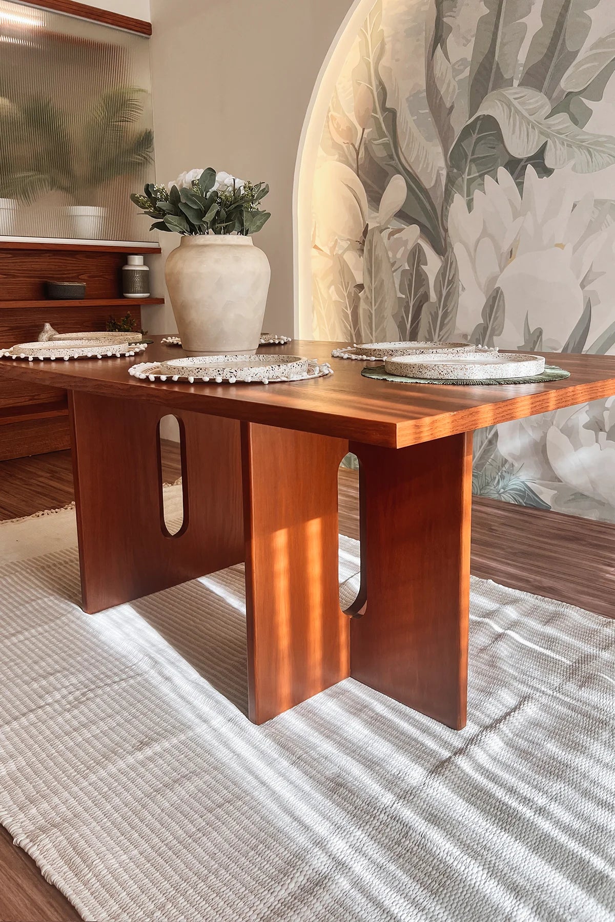 The Mage Dining Set | Teak Wood