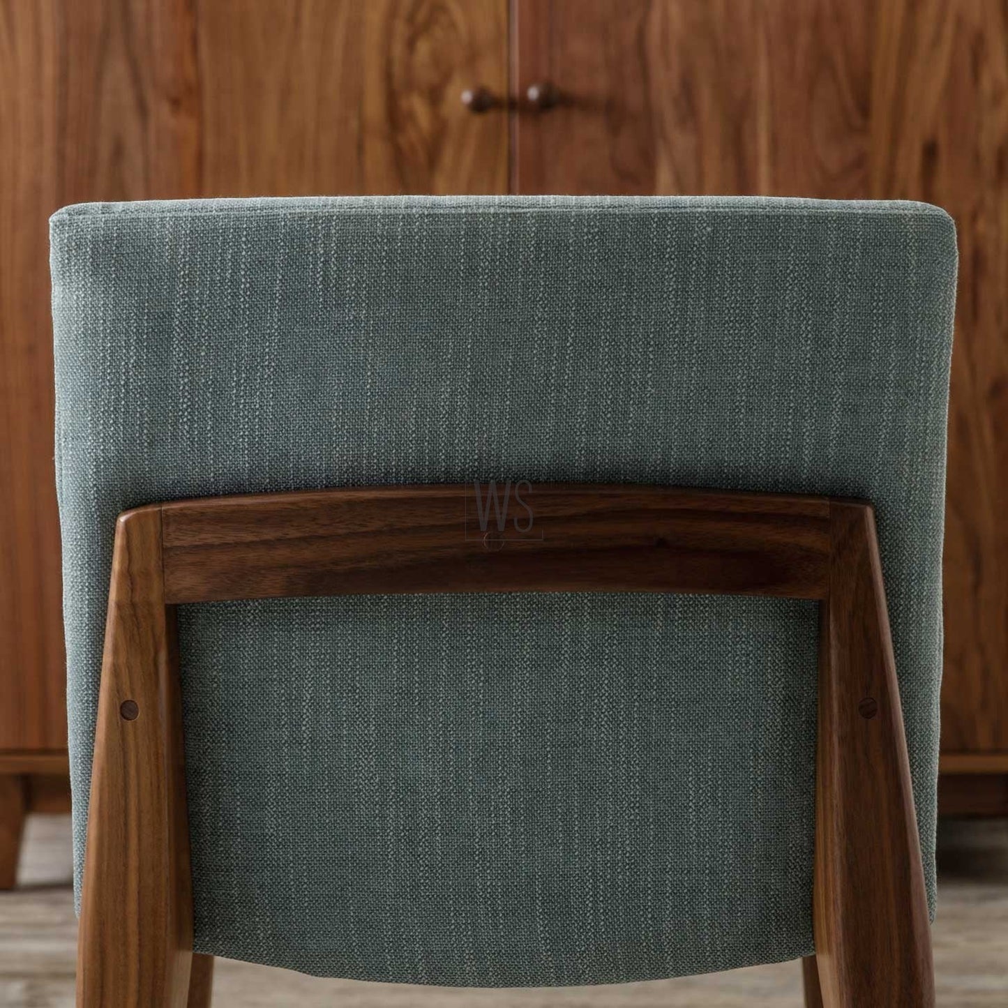 Cinder Dining Chair | Teak Wood | White
