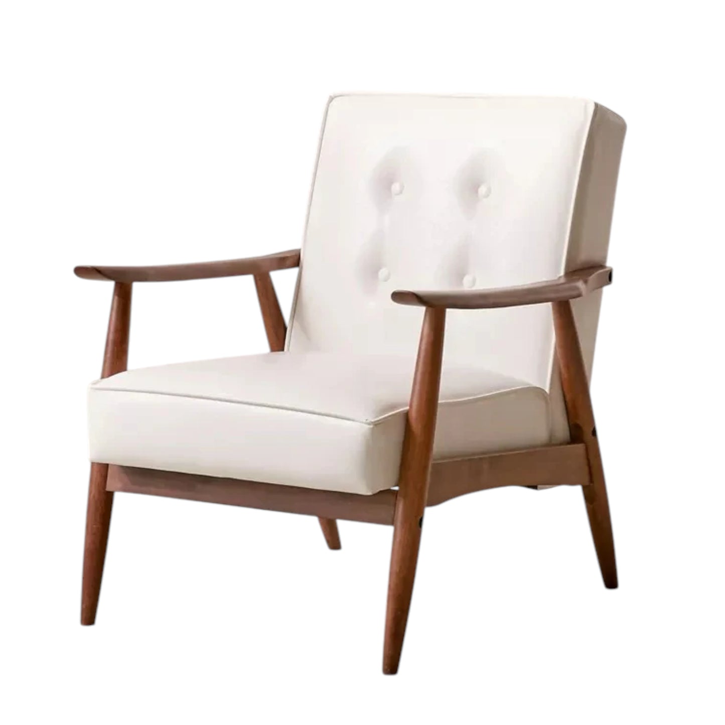 The Halcyon Mid-Century Modern Arm Chair | Acacia Wood
