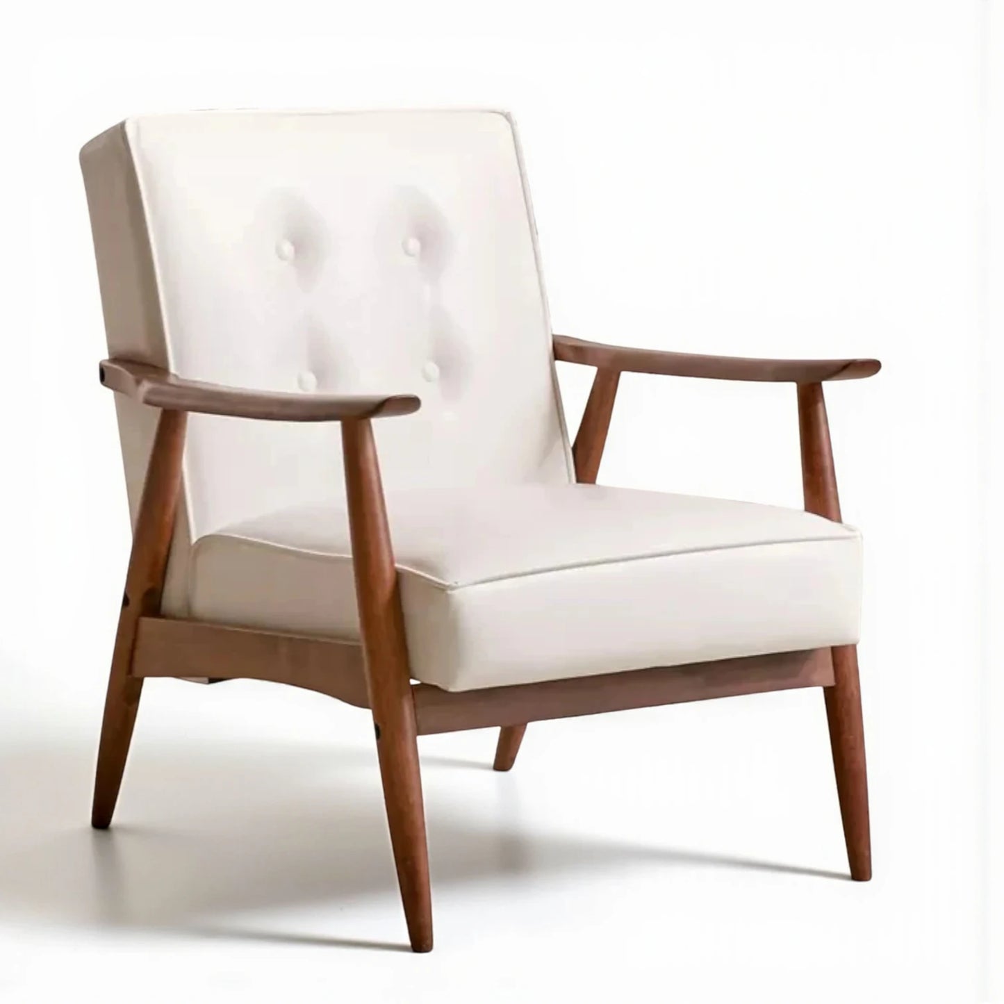 The Halcyon Mid-Century Modern Arm Chair | Acacia Wood