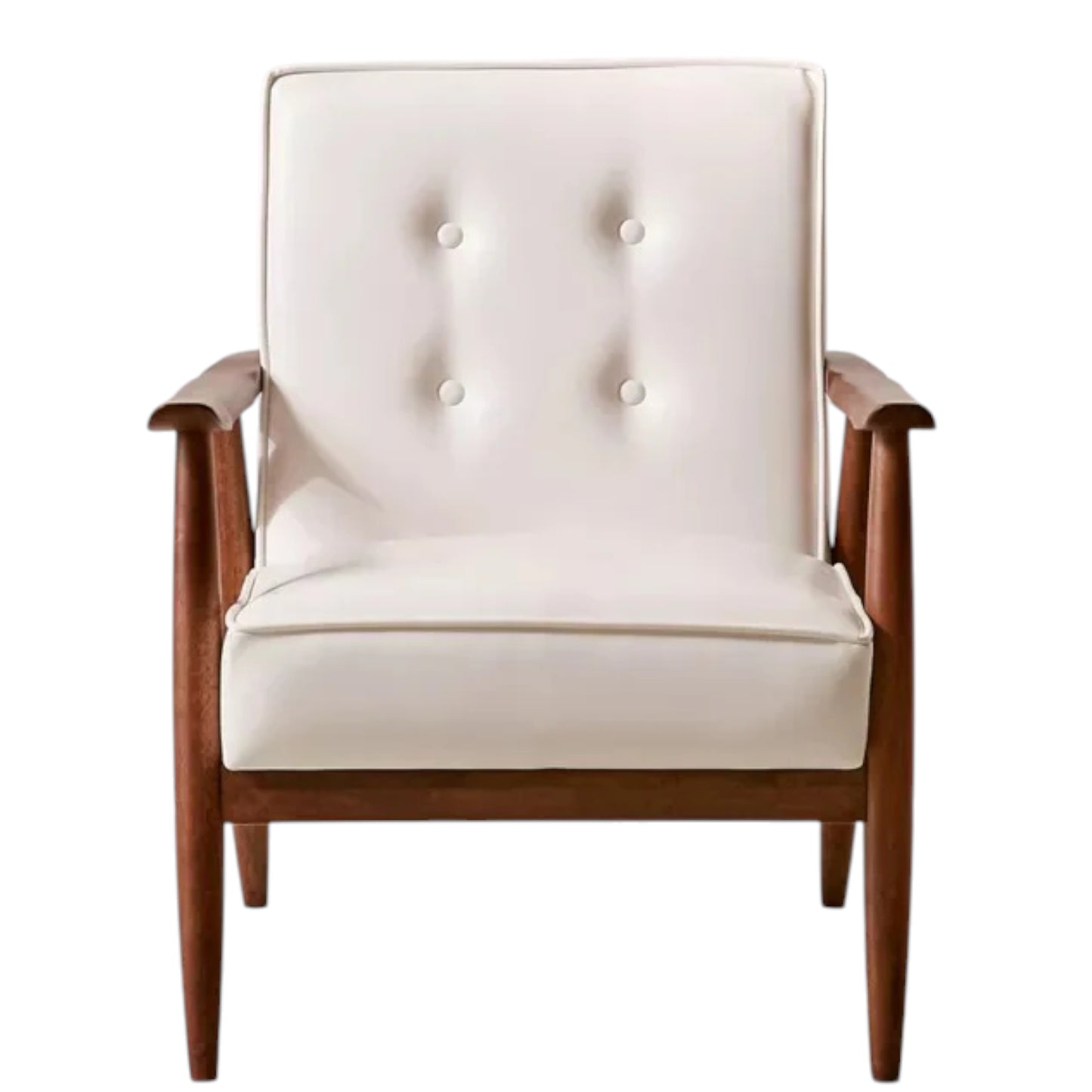 The Halcyon Mid-Century Modern Arm Chair | Acacia Wood