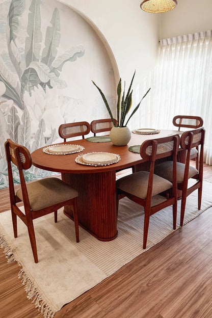 The Orch Dining Set | Teak Wood