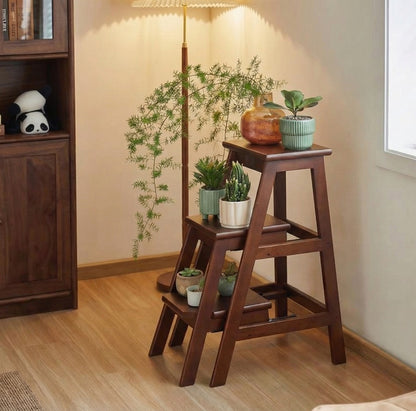 Multipurpose Foldable Step Stool | Sheesham Wood