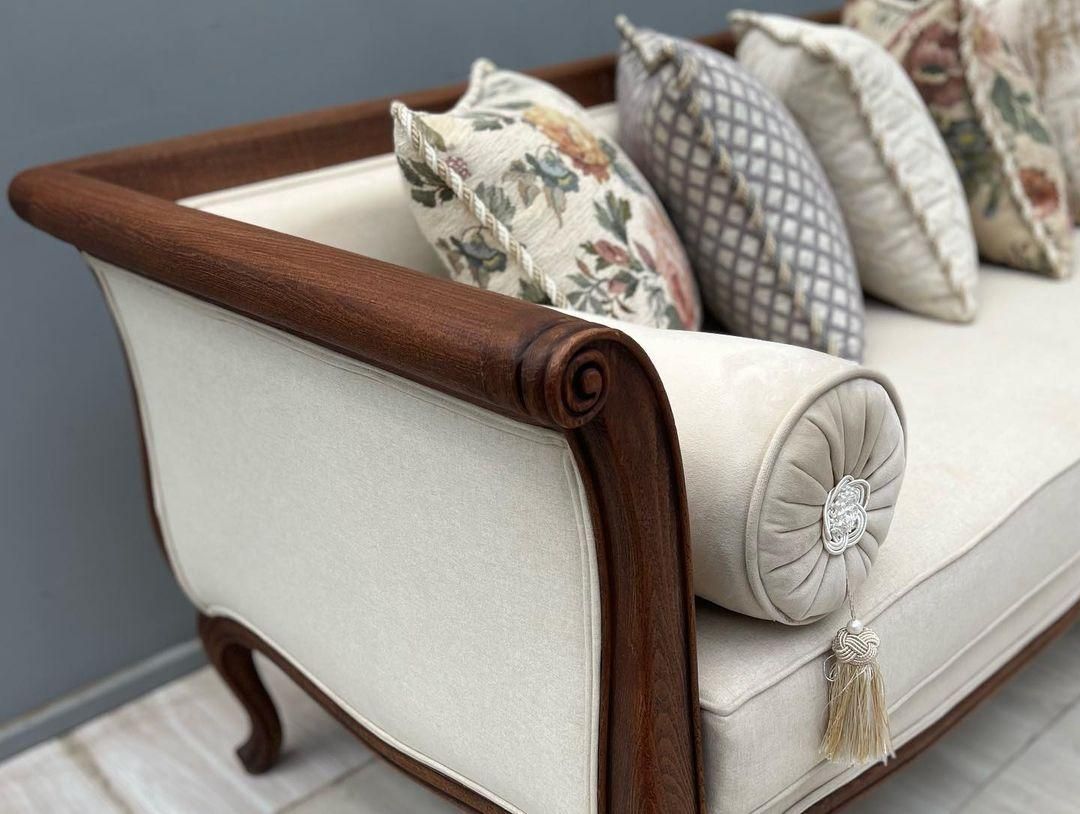 The Oxford Louis Premium Sofa Set | Teak Wood