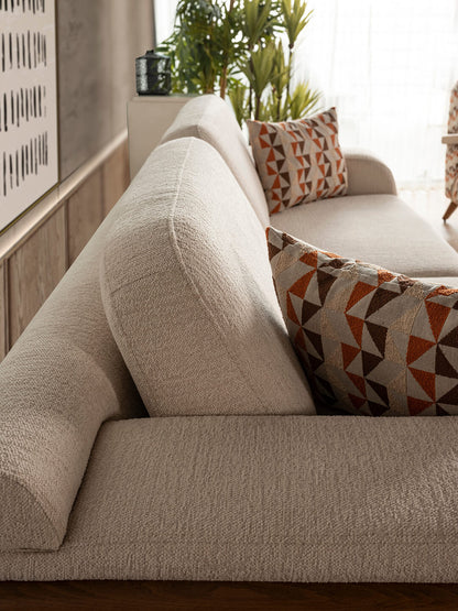 The Elara Three Seater Sofa | White