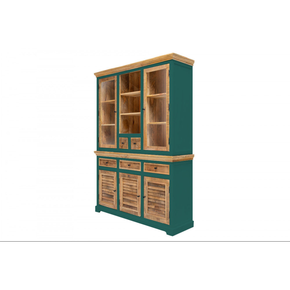 Angel White Rustic Crockery Storage Unit Premium Wooden Furniture #2