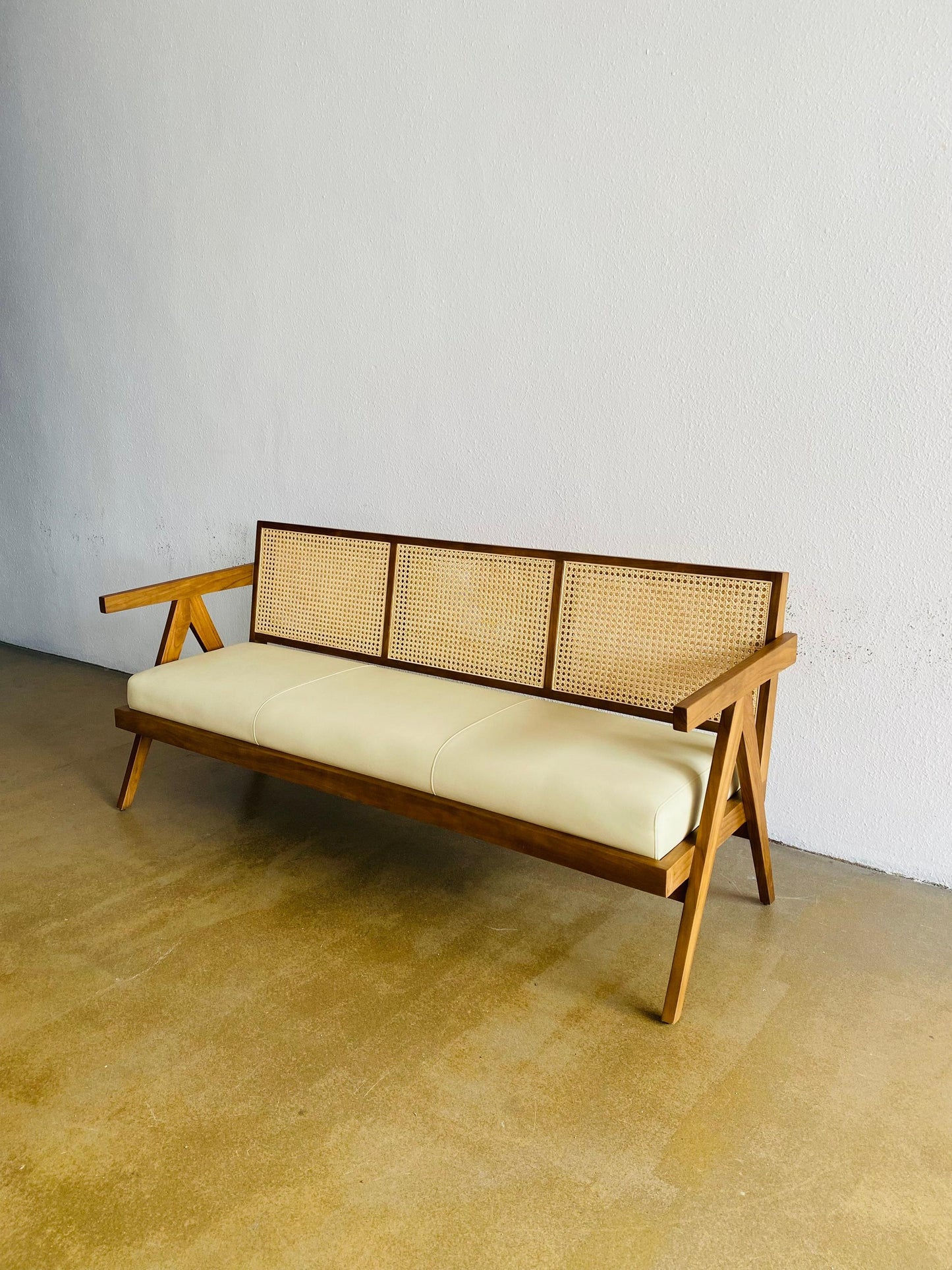 Zephyr 3 Seater Sofa | Premium Teak Wood