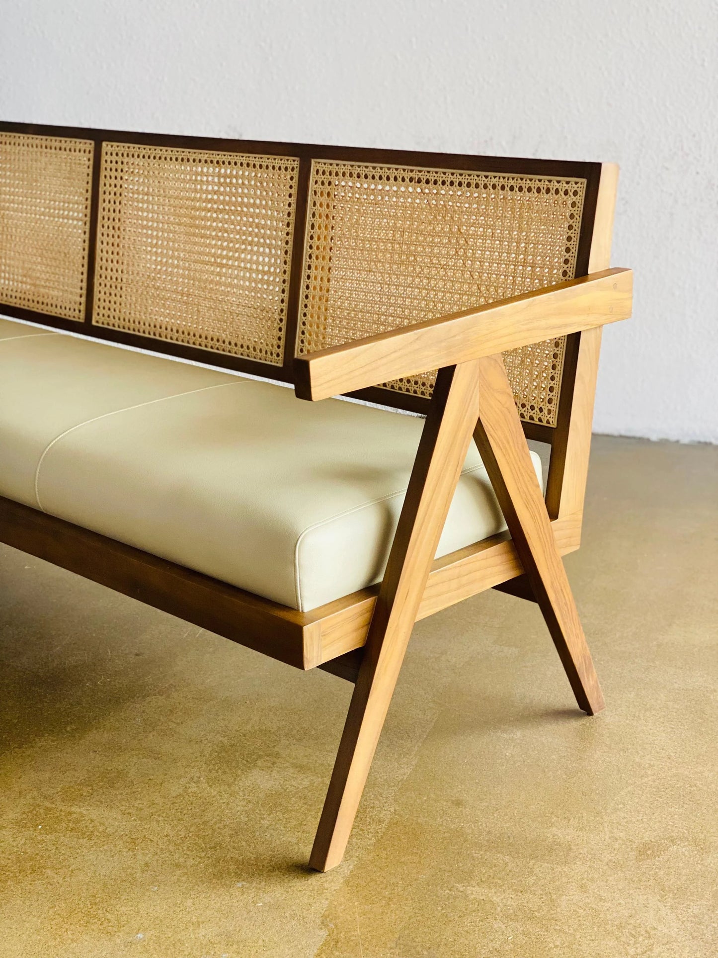 Zephyr 3 Seater Sofa | Premium Teak Wood