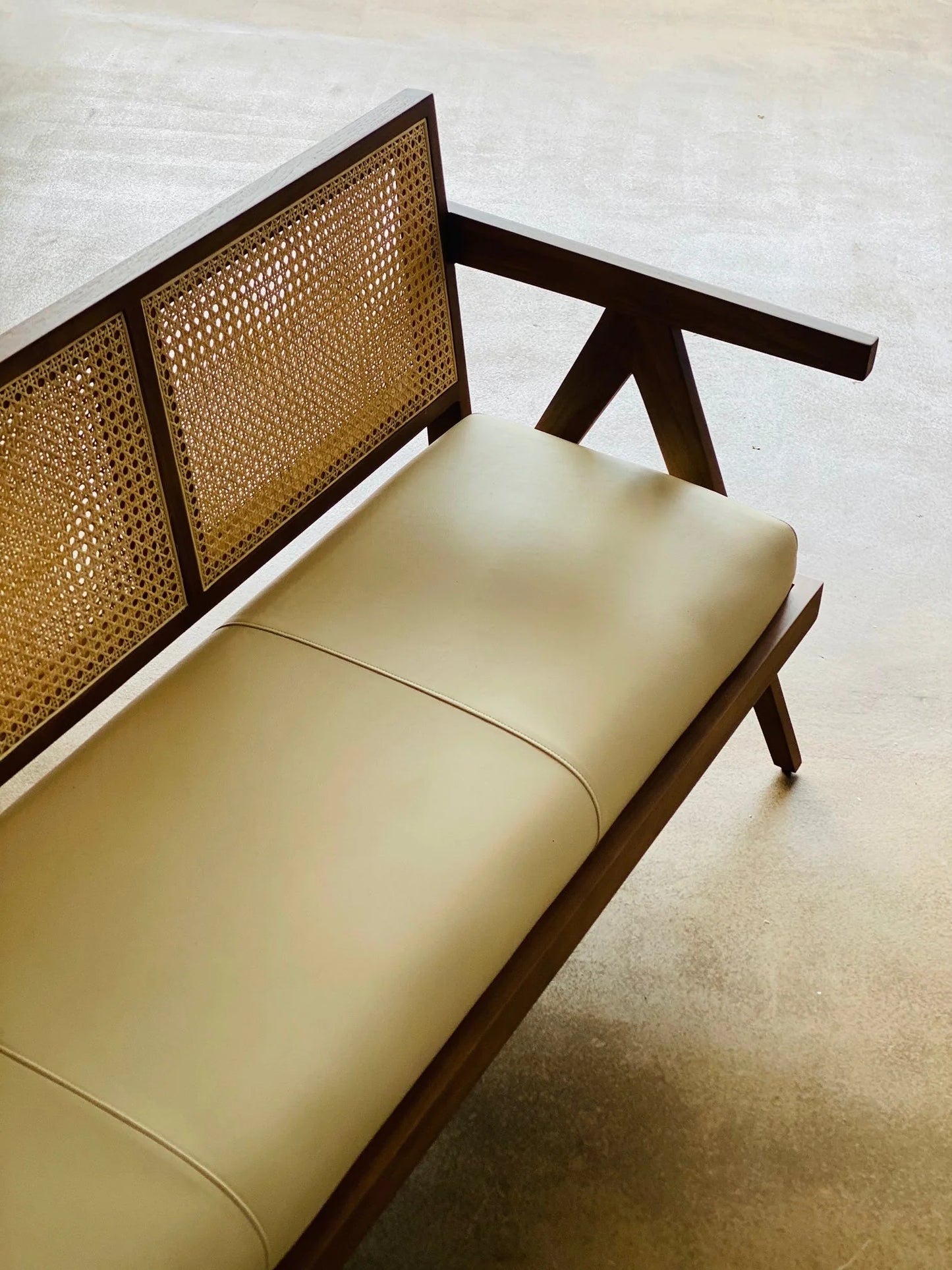 Zephyr 3 Seater Sofa | Premium Teak Wood