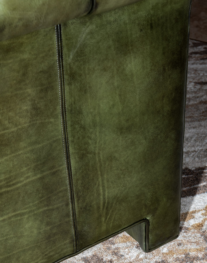 The Huntsman Chesterfield Three Seater Sofa | Green