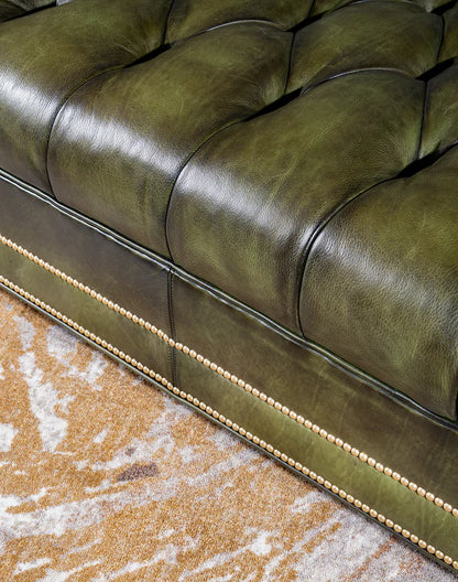 The Huntsman Chesterfield Three Seater Sofa | Green