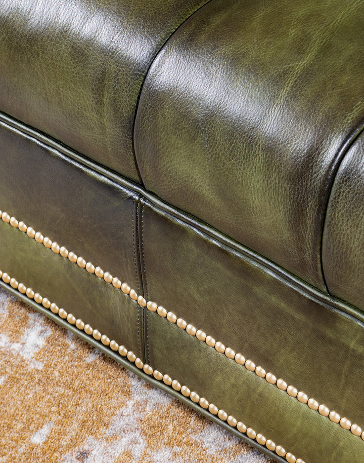 The Huntsman Chesterfield Three Seater Sofa | Green