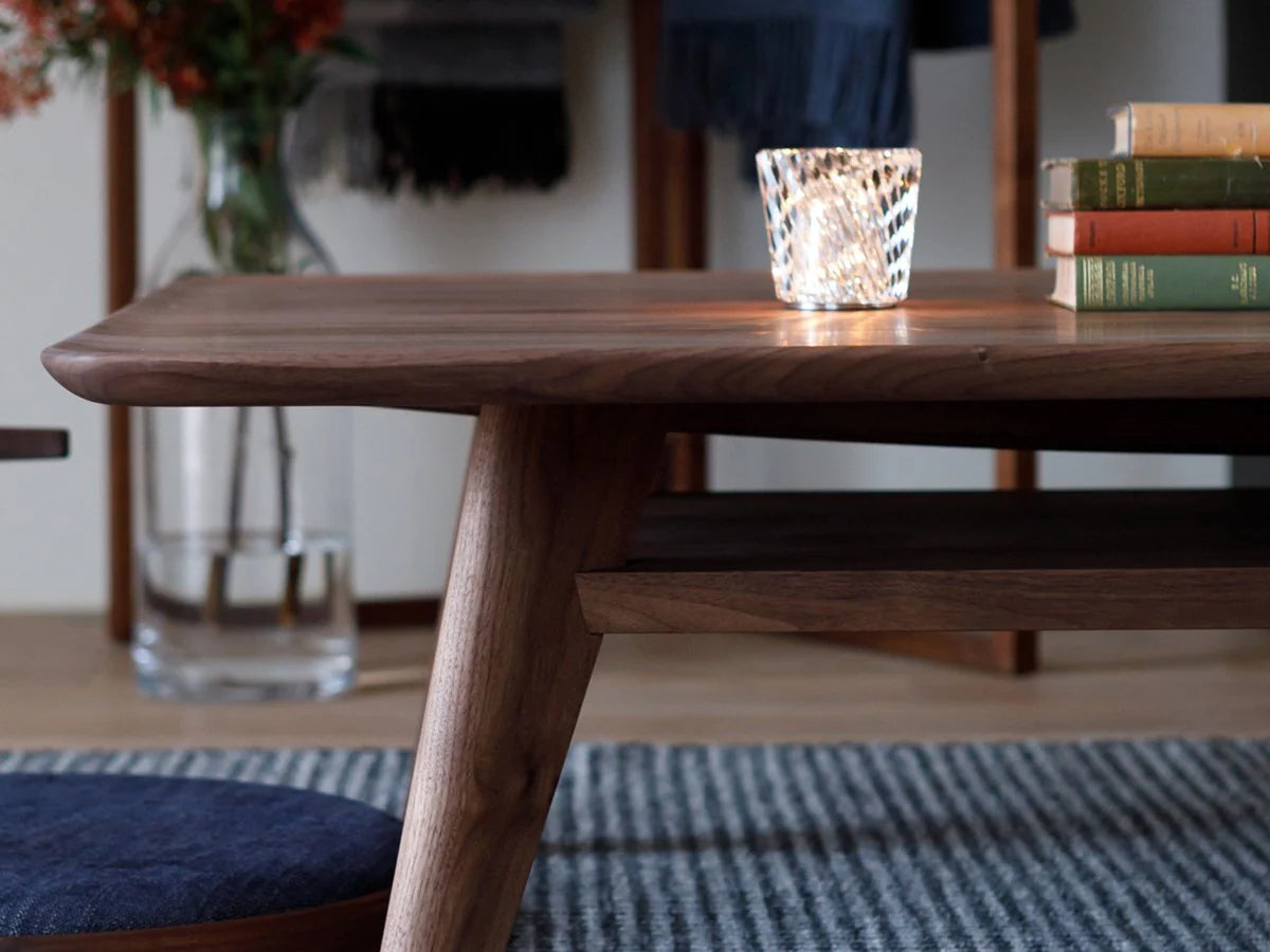Tokyo Centre Coffee Table With 4 Seating | Premium Oak Wood | Walnut Finish