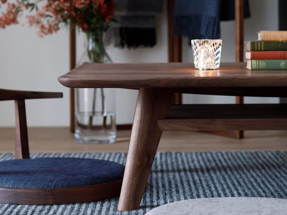 Tokyo Centre Coffee Table With 4 Seating | Premium Oak Wood | Walnut Finish