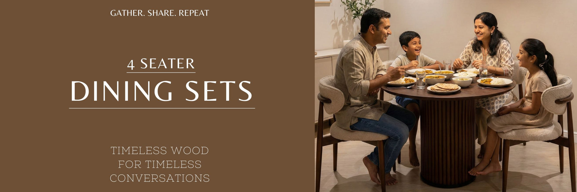 4 सीटर डाइनिंग सेट