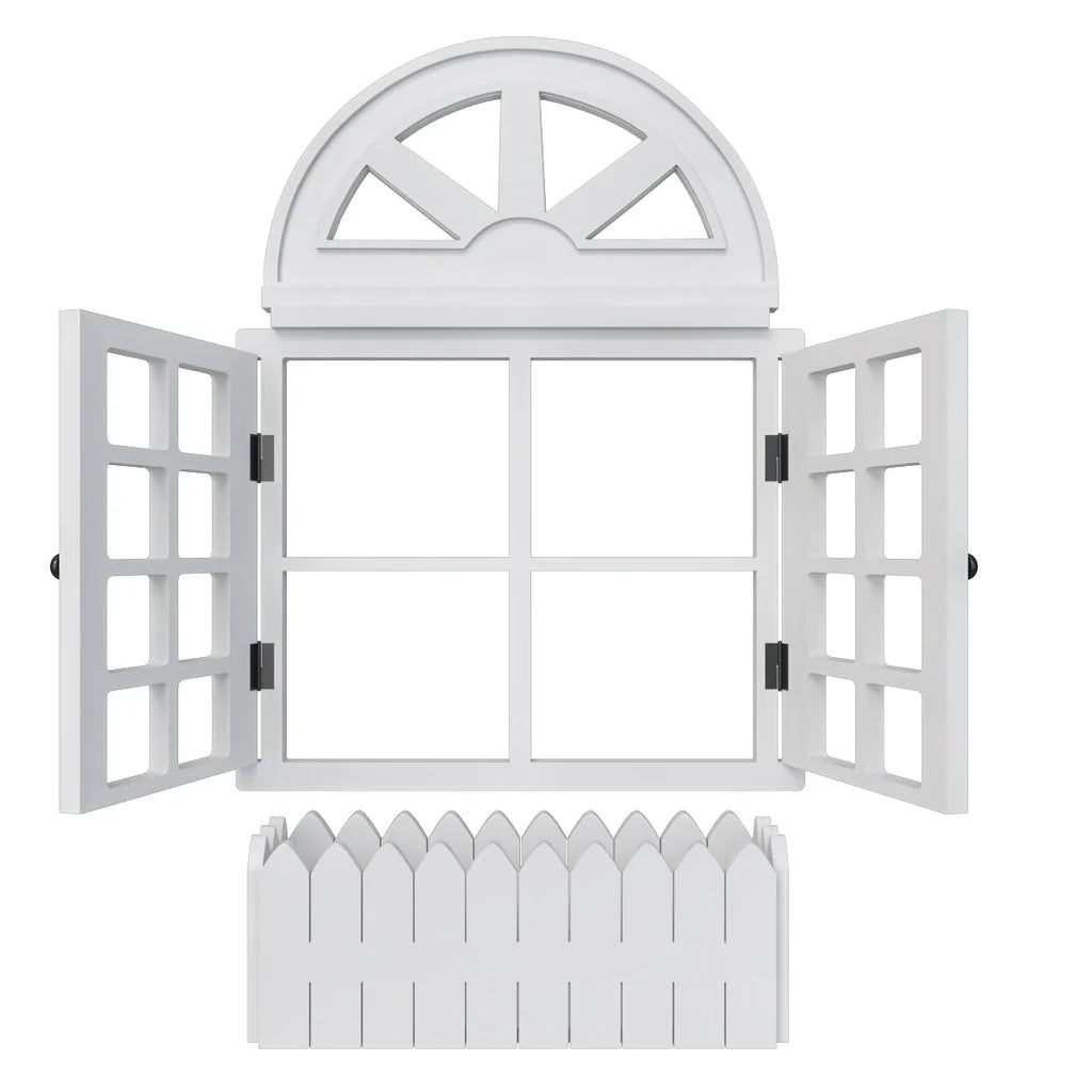 Little Window Beautiful Wooden Wall Decor #9
