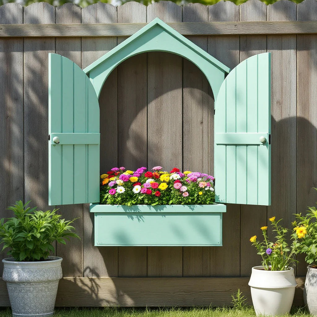 Little Window Beautiful Wooden Wall Decor #8