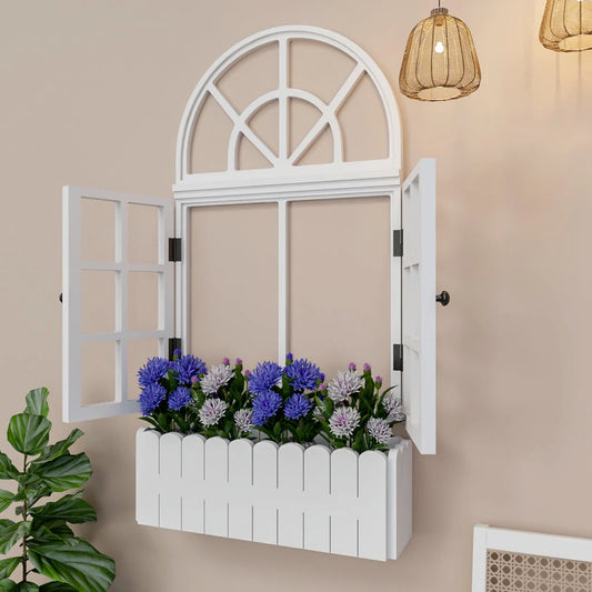 Little Window 3 Color Beautiful Wooden Wall Decor #7