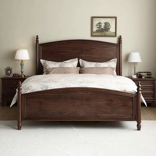 The Obelisk Platform Bed | Sheesham Wood