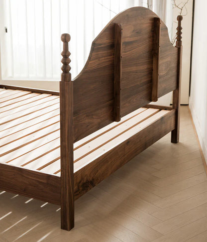 The Chalice Platform Bed | Sheesham Wood