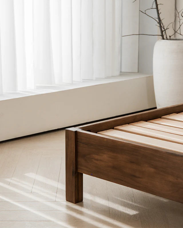 The Chalice Platform Bed | Sheesham Wood