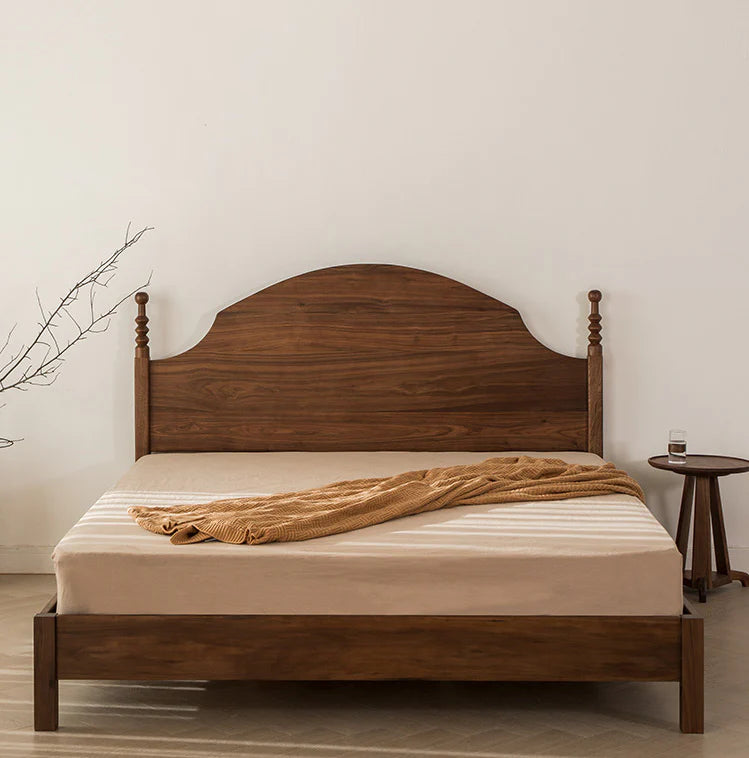 The Chalice Platform Bed | Sheesham Wood