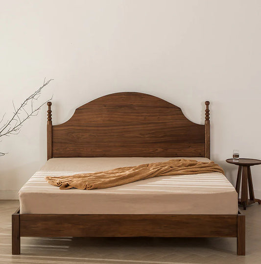 The Chalice Platform Bed | Sheesham Wood