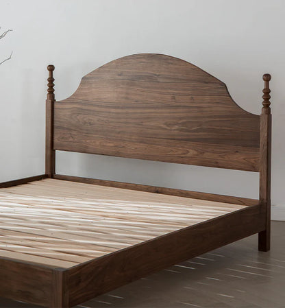 The Chalice Platform Bed | Sheesham Wood