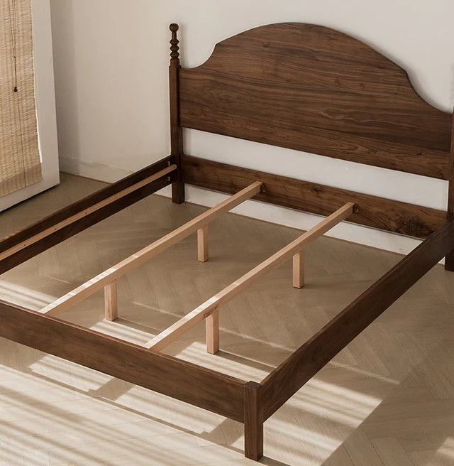 The Chalice Platform Bed | Sheesham Wood