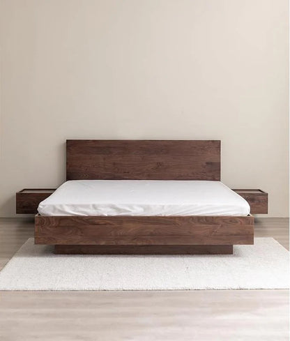 Cantilever Atelier Platform Storage Bed | Sheesham Wood