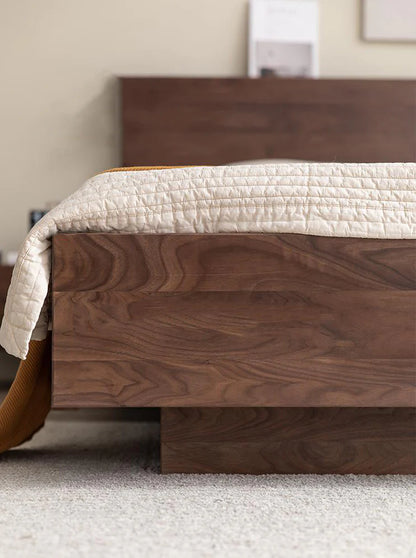 Cantilever Atelier Platform Storage Bed | Sheesham Wood